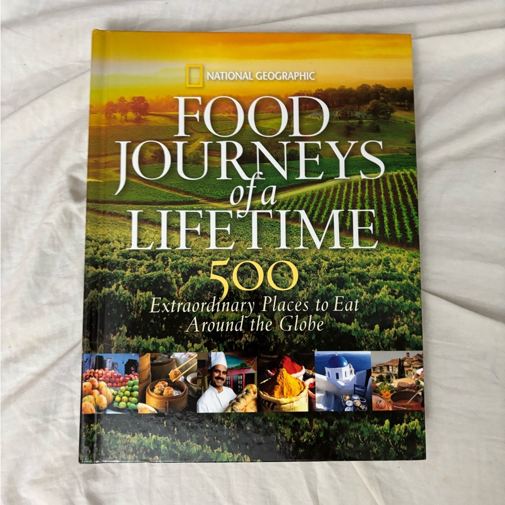 National Geographic Food Journeys of a Lifetime Book